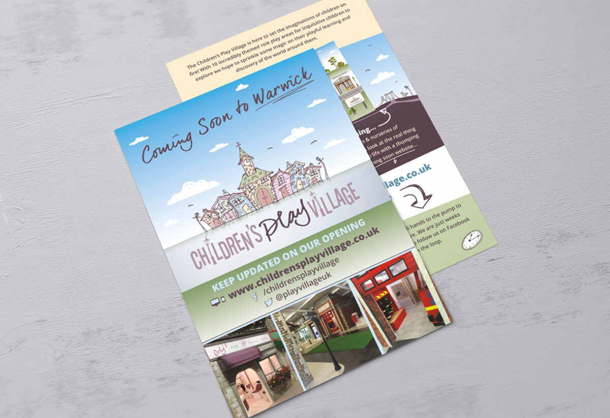 The Childrens Play Village Flyer Design & Print