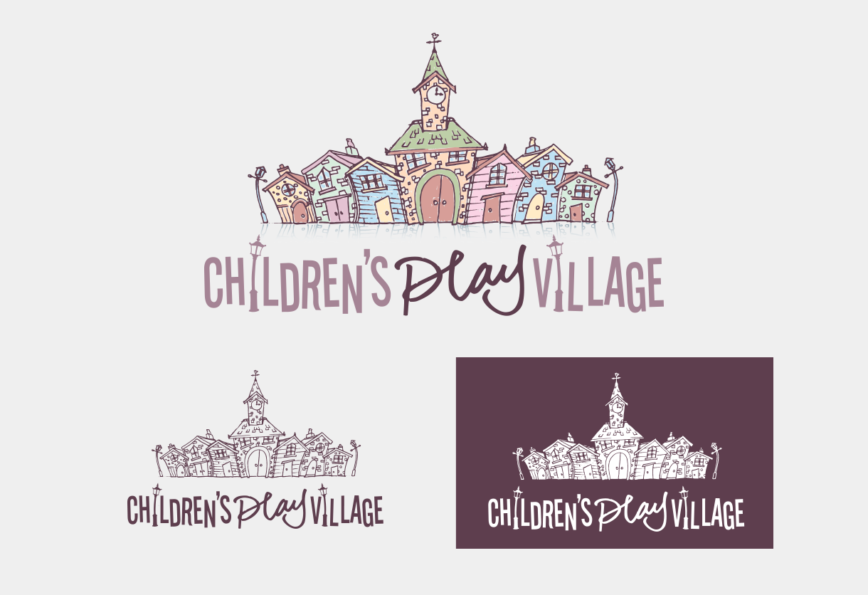 The Children's Play Village Logo designed by Adventure Graphics