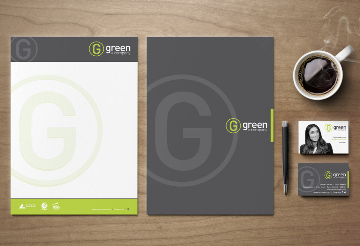 Green & Co Stationery Design