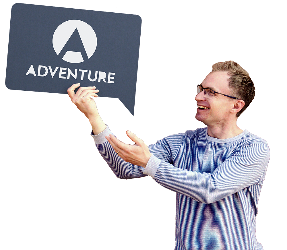 Laurie Holding Adventure Branding Logo Sign