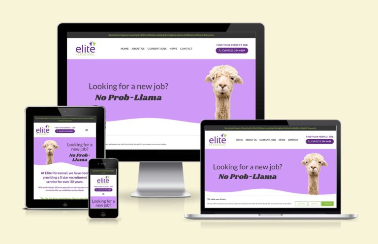 Elite website how to make the most of your new brand