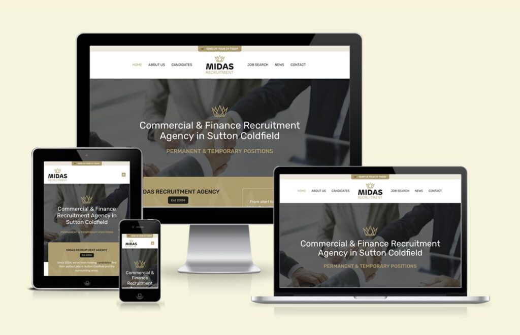 Midas recruitment website